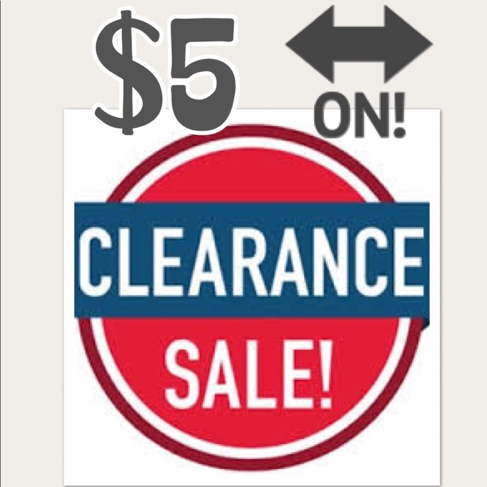 Everything from here on is just $5!